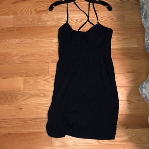 American Eagle Strappy Navy Dress